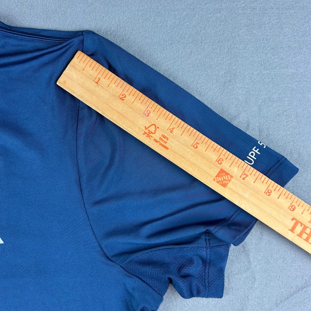 RVCA T-Shirt Mens Medium Blue UPF 50+ Performance Graphic Tee GRA33-0524-02 - Picture 6 of 9